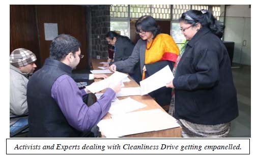 Activists and Experts dealing with Cleanliness Drive getting empanelled